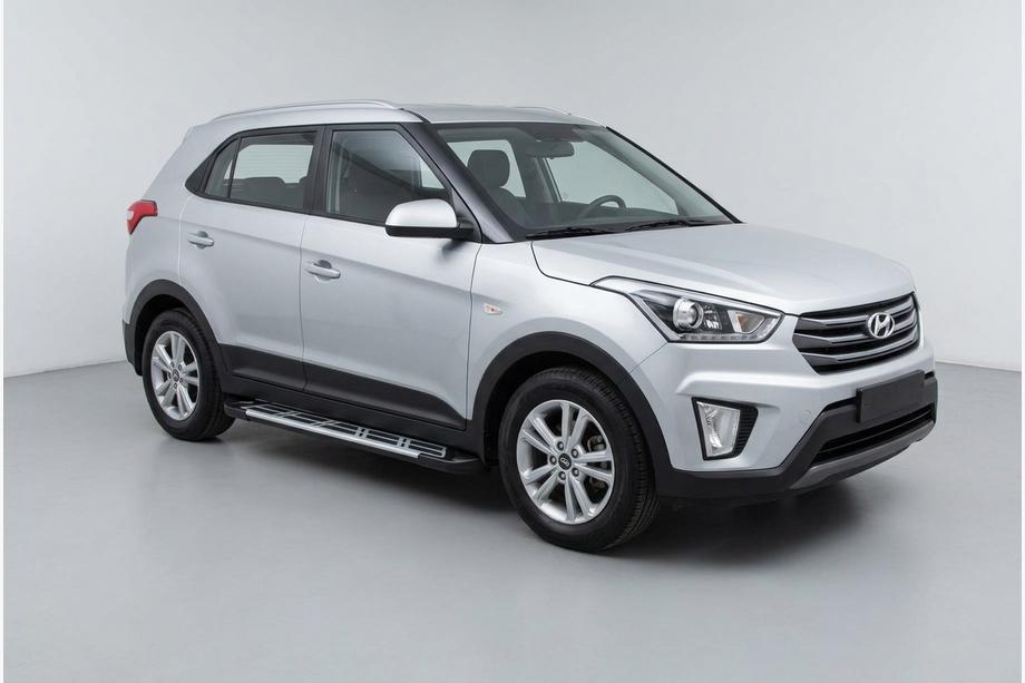 Hyundai Creta 2014–2020 Sunrise sivuportaat (2 kpl, alumiini) Image