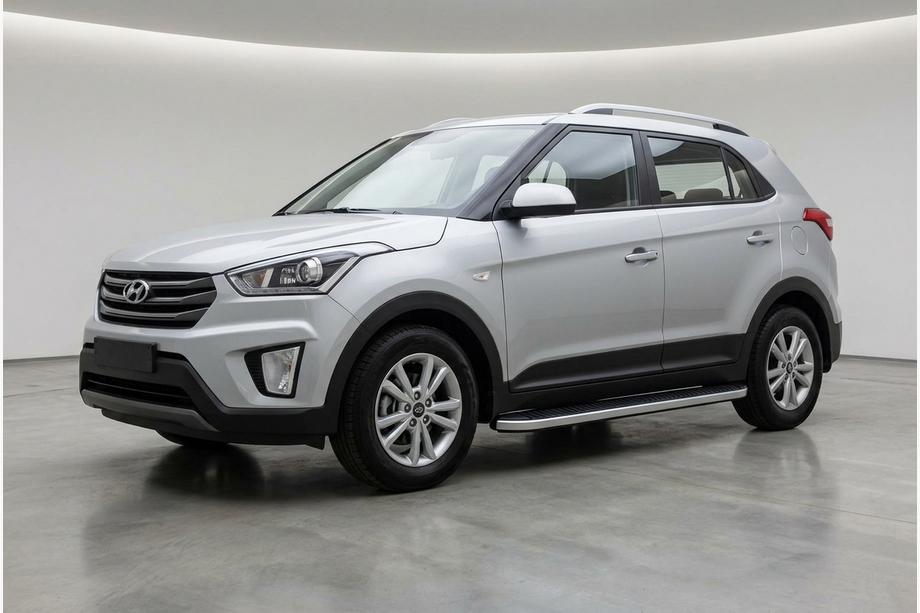 Hyundai Creta 2014–2020 Sivuportaat Tayga Grey (2 kpl, alumiini) Image