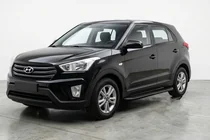 Hyundai Creta 2014–2020 Sivukynnykset Tayga Black (2 kpl, alumiini) kuva 1