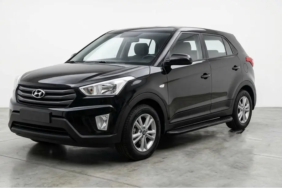 Hyundai Creta 2014–2020 Sivukynnykset Tayga Black (2 kpl, alumiini) Image