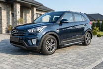 Hyundai Creta 2014–2020 Sivuporrastangot Vision New Black (2 kpl, alumiini) kuva 1