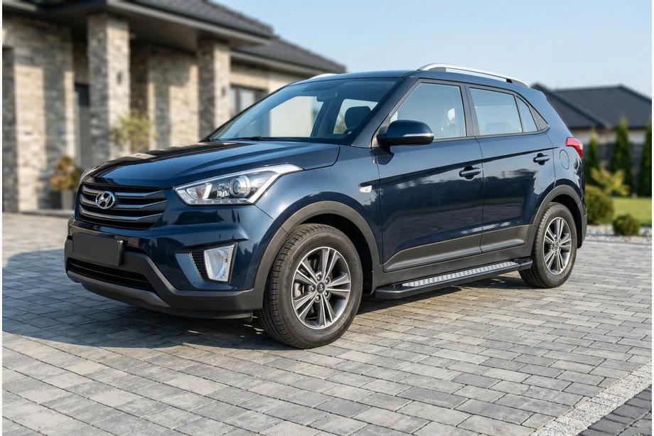 Hyundai Creta 2014–2020 Sivuporrastangot Vision New Black (2 kpl, alumiini) Image