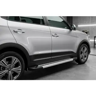 Sivuaskelmat Vision New Grey (2 kpl, alumiini) kuva 1