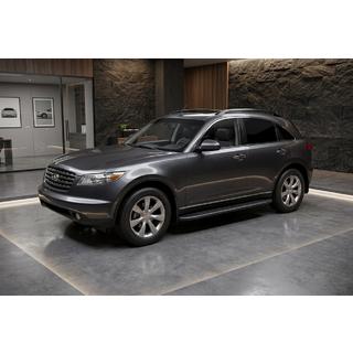 Bosphore Black -sivuastinlaudat (2 kpl, alumiini) Infiniti FX 2003–2008 kuva 1