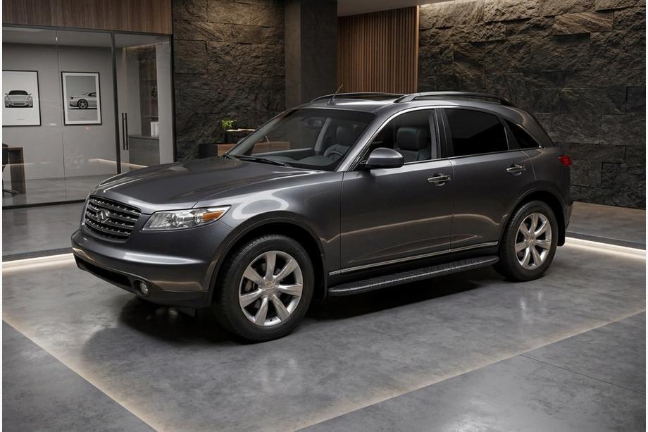 Infiniti FX 2003–2008 Bosphore Black -sivuastinlaudat (2 kpl, alumiini) Image