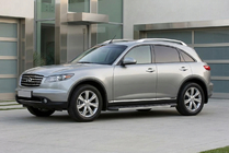 Infiniti FX 2003–2008 Duru sivuportaat (2 kpl, alumiini) kuva 1