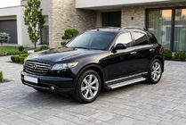 Infiniti FX 2003–2008 Maya V2 sivuportaat (2 kpl, alumiini) kuva 1
