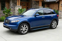 Infiniti FX 2003–2008 Maya Blue sivuportaat (2 kpl, alumiini) kuva 1