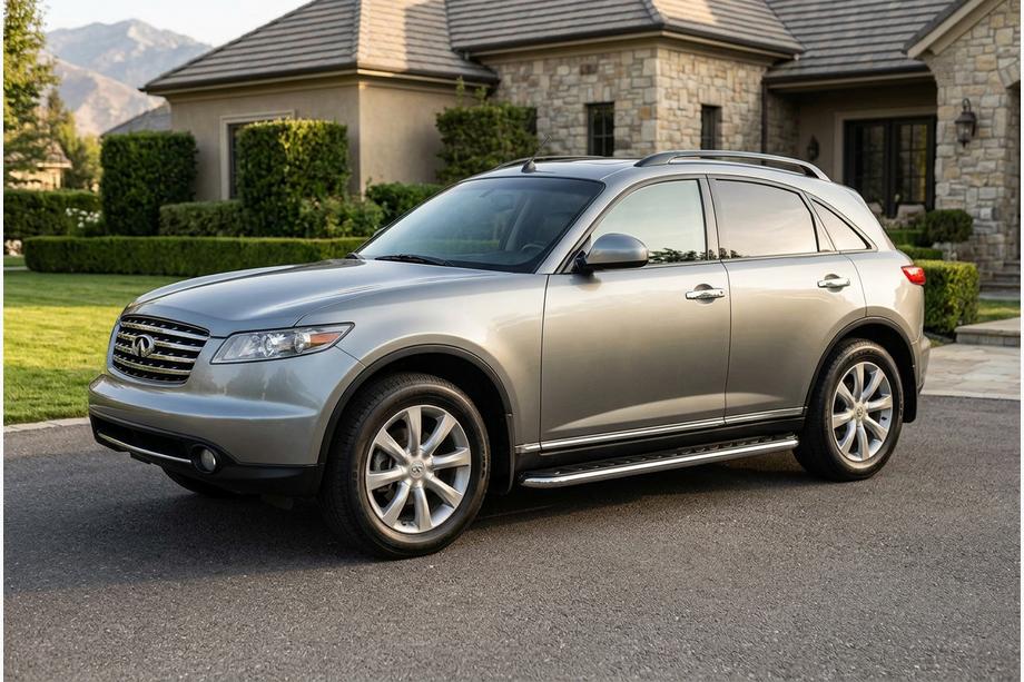 Infiniti FX 2003–2008 Maydos V1 sivukynnykset (2 kpl, alumiini) Image