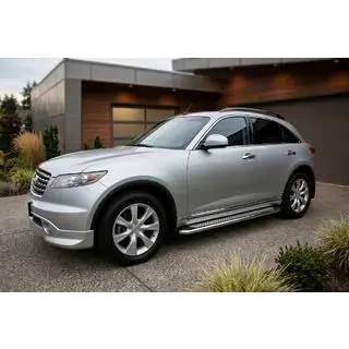 Sivuporraslaudat Maydos V2 (2 kpl, alumiini) Infiniti FX 2003–2008 kuva 1