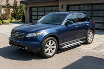 Infiniti FX 2003–2008 Rainbow sivuportaat (2 kpl, alumiini) kuva 1