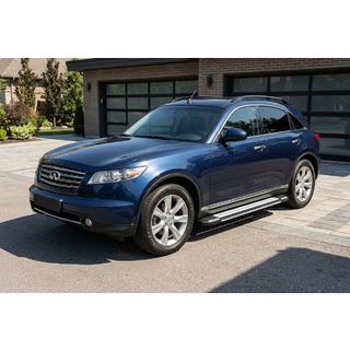 Rainbow sivuportaat (2 kpl, alumiini) Infiniti FX 2003–2008 kuva 1
