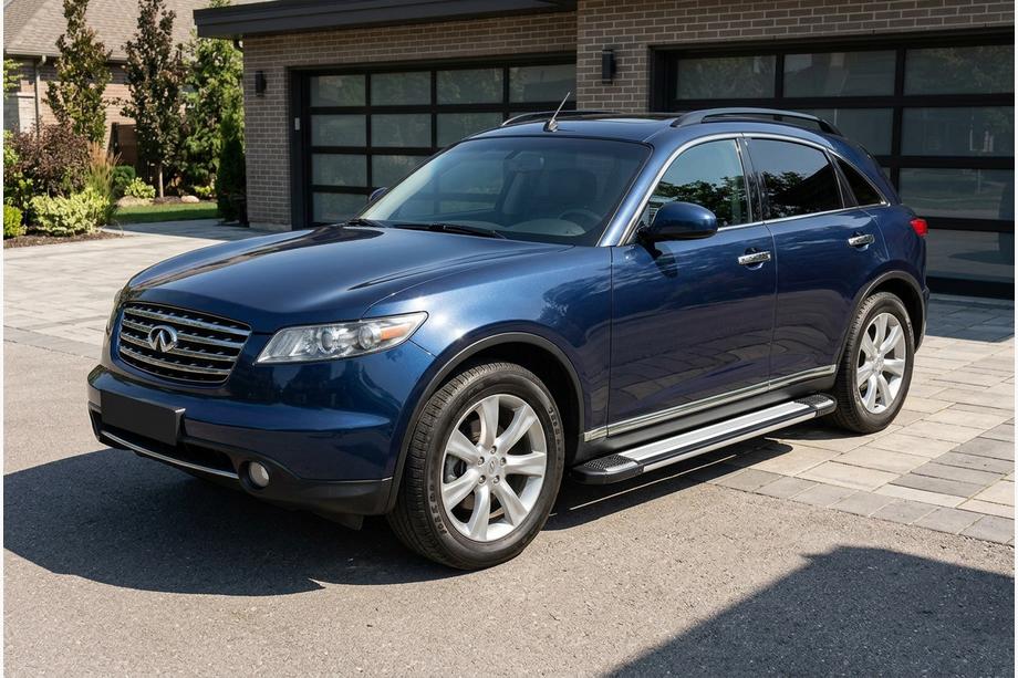 Infiniti FX 2003–2008 Rainbow sivuportaat (2 kpl, alumiini) Image