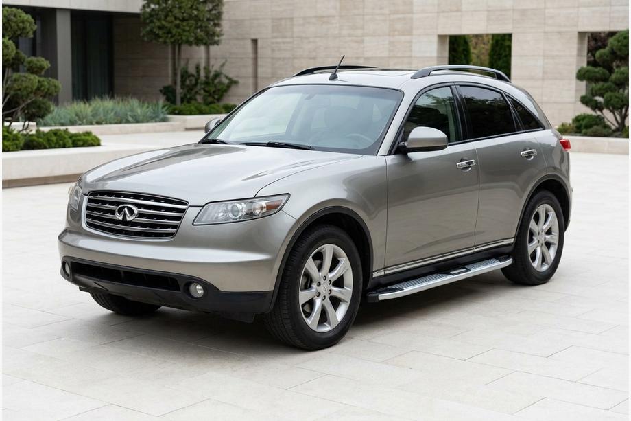 Infiniti FX 2003–2008 Mevsim Grey sivuporrastangot (2 kpl, alumiini) Image