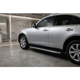 BlackLine-sivuporrast (2 kpl, alumiini) Infiniti FX 2003–2008 kuva 1
