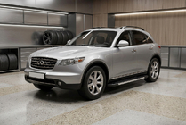 Infiniti FX 2003–2008 RedLine sivuastinlaudat (2 kpl, alumiini) kuva 1