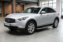 Infiniti FX 2003–2008 Sivuportaat Tayga Grey (2 kpl, alumiini) kuva 1