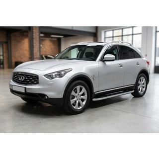 Sivuportaat Tayga Grey (2 kpl, alumiini) Infiniti FX 2003–2008 kuva 1