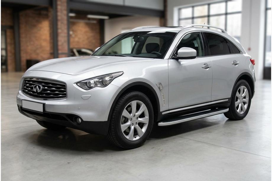 Infiniti FX 2003–2008 Sivuportaat Tayga Grey (2 kpl, alumiini) Image