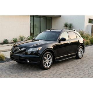 Sivukynnykset Tayga Black (2 kpl, alumiini) Infiniti FX 2003–2008 kuva 1