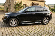 Infiniti FX 2003–2008 Tayga V2 sivukynnykset (2 kpl, alumiini) kuva 1