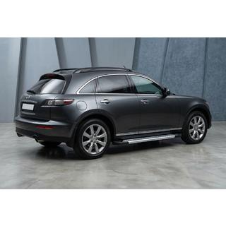 Sivuaskelmat Vision New Grey (2 kpl, alumiini) Infiniti FX 2003–2008 kuva 1