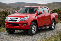 Isuzu D-Max 2011–2019 Sivuporrassarja Maya Red (2 kpl, alumiini) kuva 1