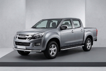 Isuzu D-Max 2011–2019 Maydos V1 sivukynnykset (2 kpl, alumiini) kuva 1
