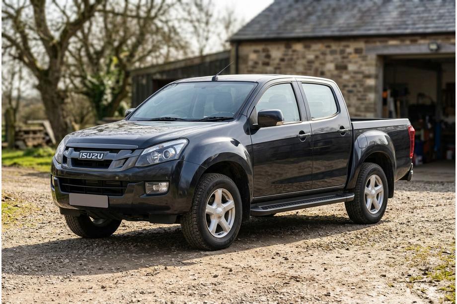 Isuzu D-Max 2011–2019 Allmond Black sivuportaat (2 kpl, alumiini) Image