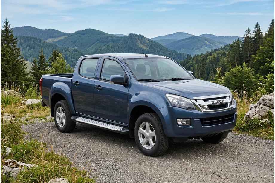 Isuzu D-Max 2011–2019 Allmond Grey -sivukynnykset (2 kpl, alumiini) Image