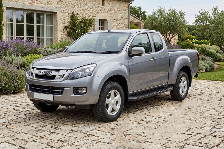 Isuzu D-Max 2011–2019 Sivukynnykset Tayga Black (2 kpl, alumiini) Image