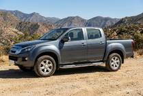 Isuzu D-Max 2011–2019 Tayga V2 sivukynnykset (2 kpl, alumiini) kuva 1
