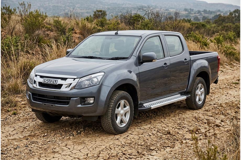Isuzu D-Max 2011–2019 Sivuaskelmat Vision New Grey (2 kpl, alumiini) Image