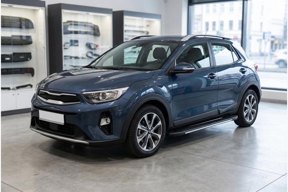Kia Stonic 2017– Bosphorus Grey sivuaskelmat (2 kpl, alumiini) Image