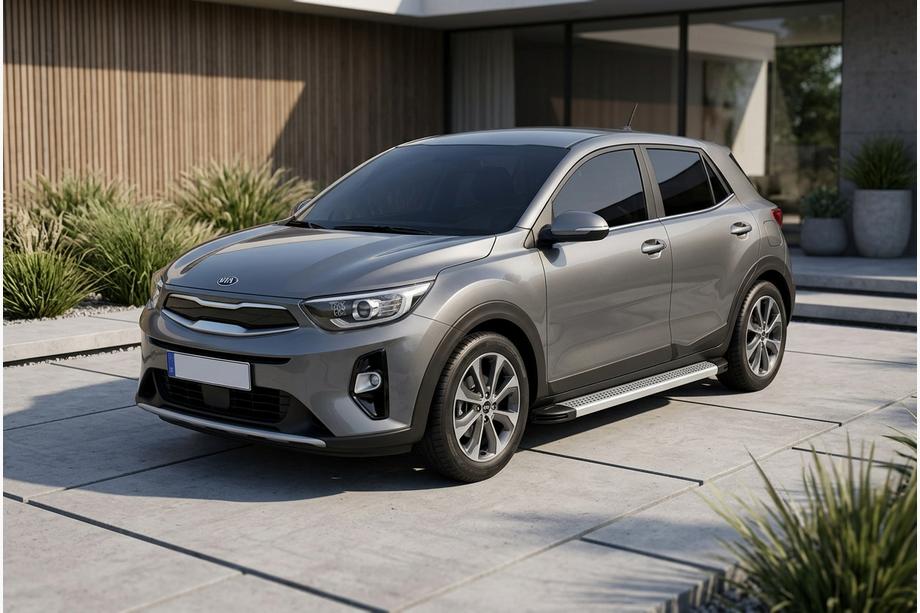 Kia Stonic 2017– Maya V2 sivuportaat (2 kpl, alumiini) Image