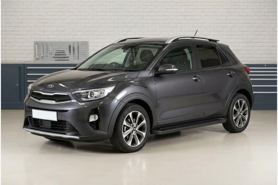 Kia Stonic 2017– Allmond Black sivuportaat (2 kpl, alumiini) Image