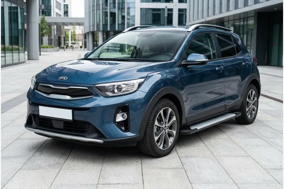 Kia Stonic 2017– Allmond Grey -sivukynnykset (2 kpl, alumiini) Image