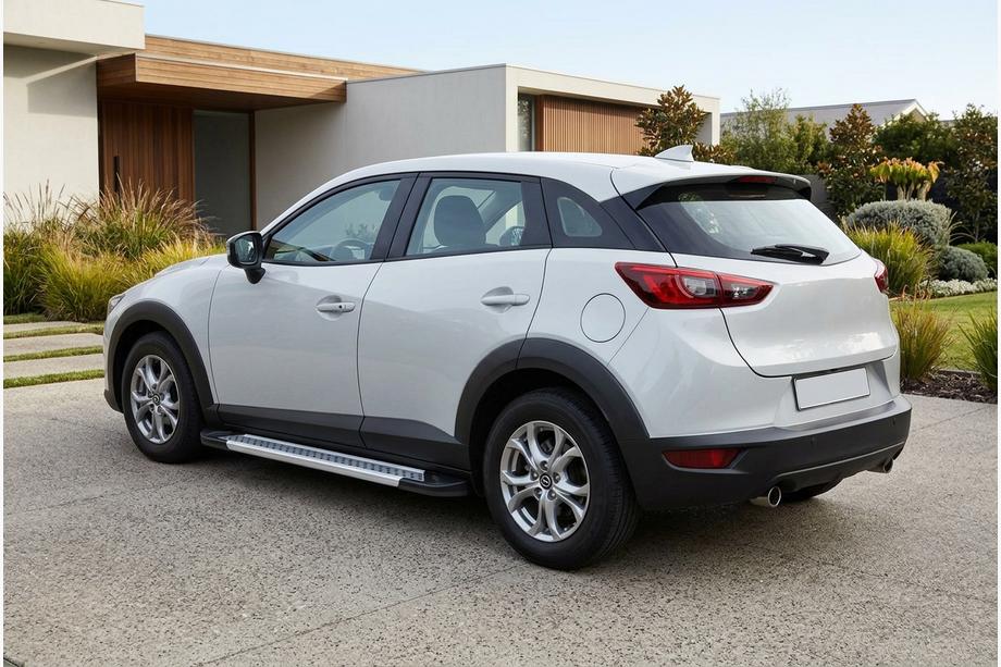 Mazda CX-3 2015– Sivuaskelmat Vision New Grey (2 kpl, alumiini) Image
