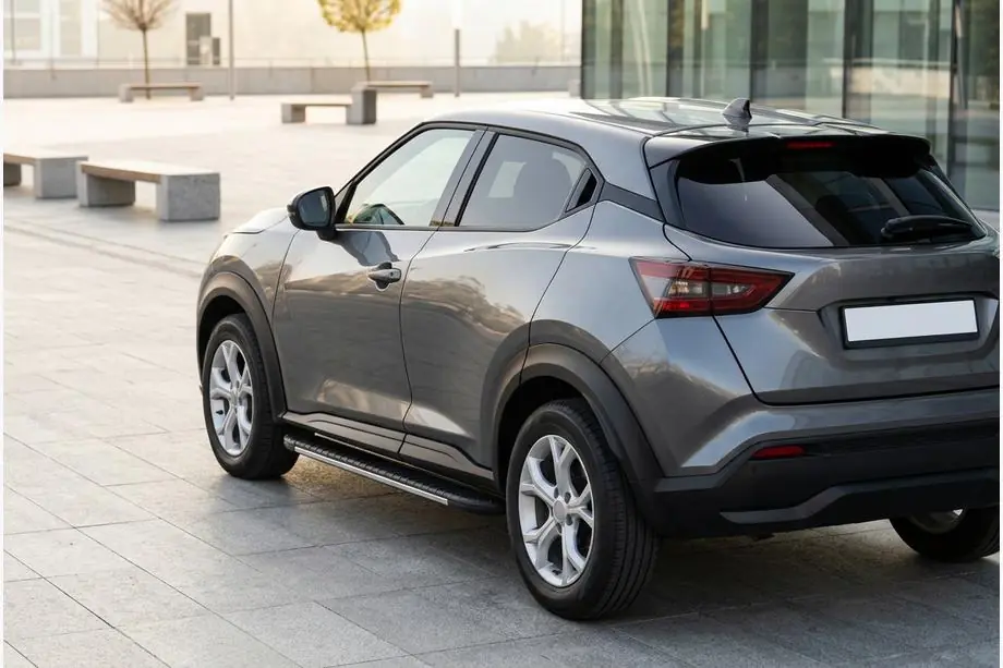 Nissan Juke 2020– Sivuastinlaudat Bosphore Grey (2 kpl, alumiini) Image