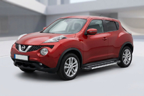Nissan Juke 2020– RedLine sivuastinlaudat (2 kpl, alumiini) kuva 1