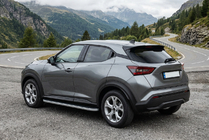 Nissan Juke 2020– Sivuportaat Tayga Grey (2 kpl, alumiini) kuva 1