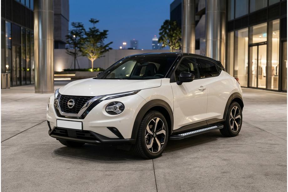 Nissan Juke 2020– Sivuporrastangot Vision New Black (2 kpl, alumiini) Image