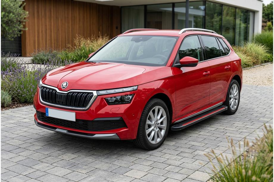 Skoda Kamiq 2019– Sivuporrassarja Maya Red (2 kpl, alumiini) Image
