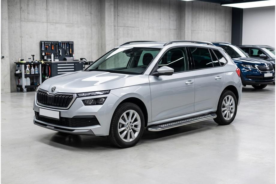 Skoda Kamiq 2019– Sivuporraslaudat Maydos V2 (2 kpl, alumiini) Image