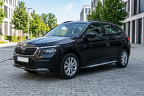 Skoda Kamiq 2019– Allmond Grey -sivukynnykset (2 kpl, alumiini) kuva 1
