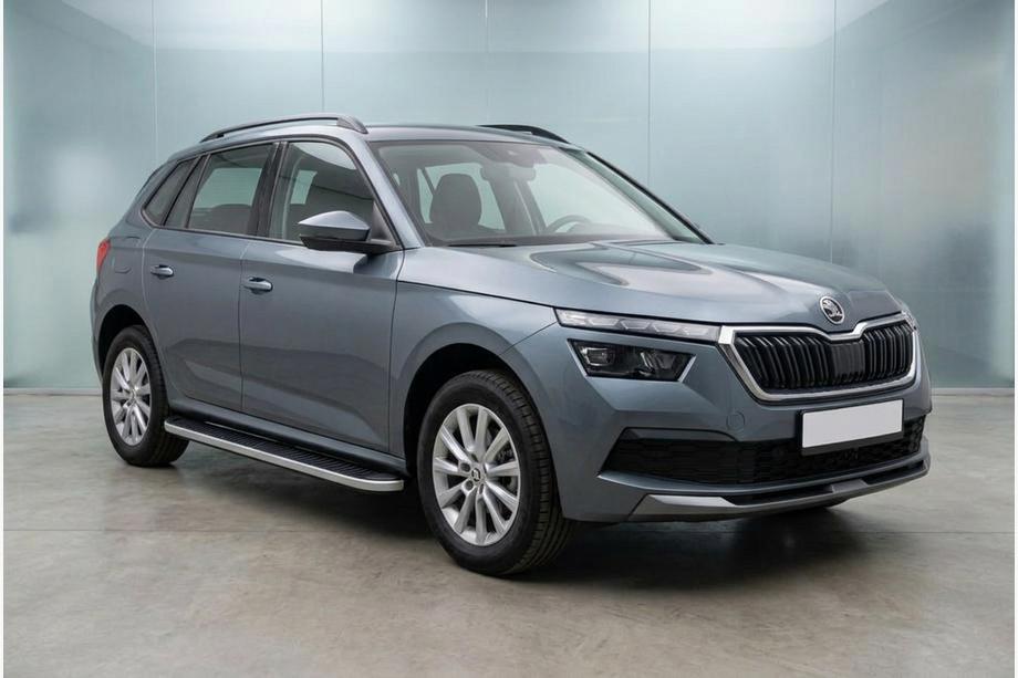 Skoda Kamiq 2019– Sivuportaat Tayga Grey (2 kpl, alumiini) Image