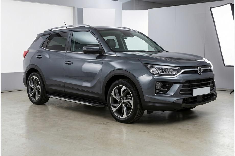 SsangYong Korando 2019– Sivuastinlaudat Bosphore Grey (2 kpl, alumiini) Image