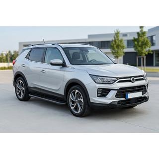 Bosphore Black -sivuastinlaudat (2 kpl, alumiini) SsangYong Korando 2019– kuva 1