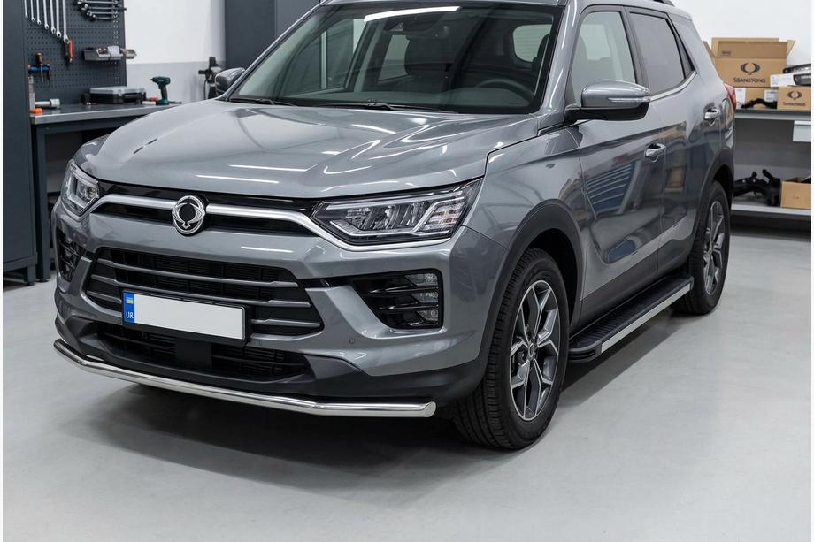 SsangYong Korando 2019– Sivuportaat Maya V1 (2 kpl, alumiini) Image