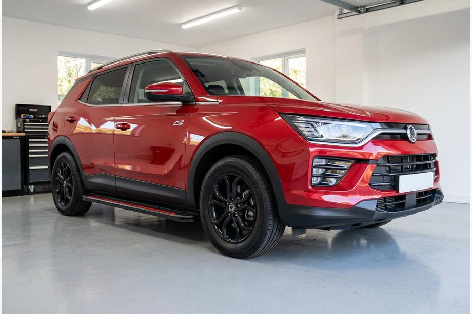 SsangYong Korando 2019– Sivuporrassarja Maya Red (2 kpl, alumiini) Image